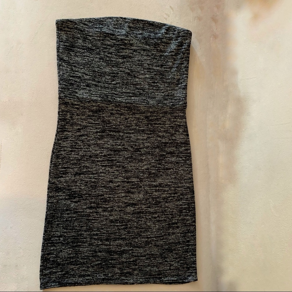 Wilfred FREE strapless black / grey dress